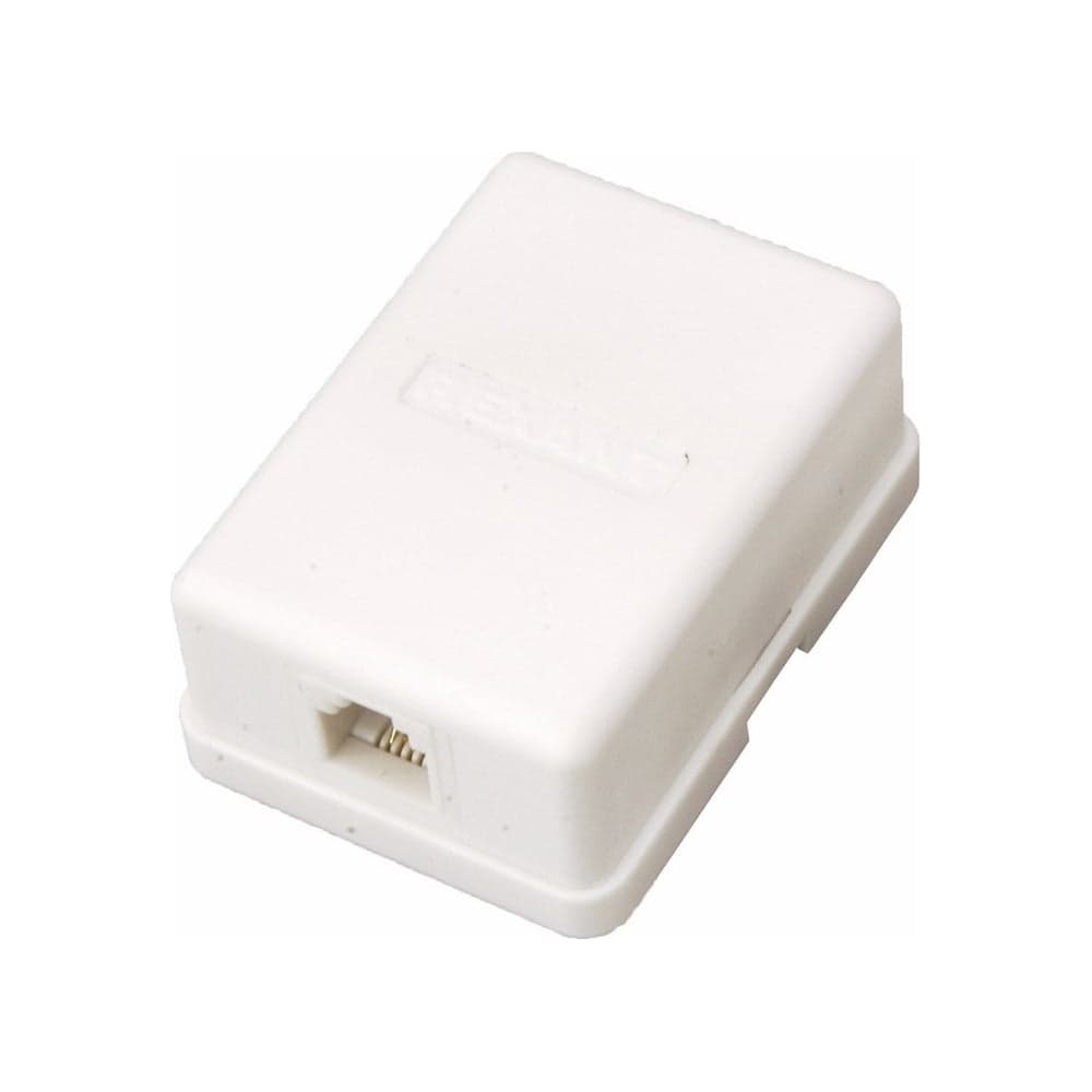 Внешняя телефонная розетка PROCONNECT 1 порт utp, rj-11 (6p2c), cat 3 03-0001-4