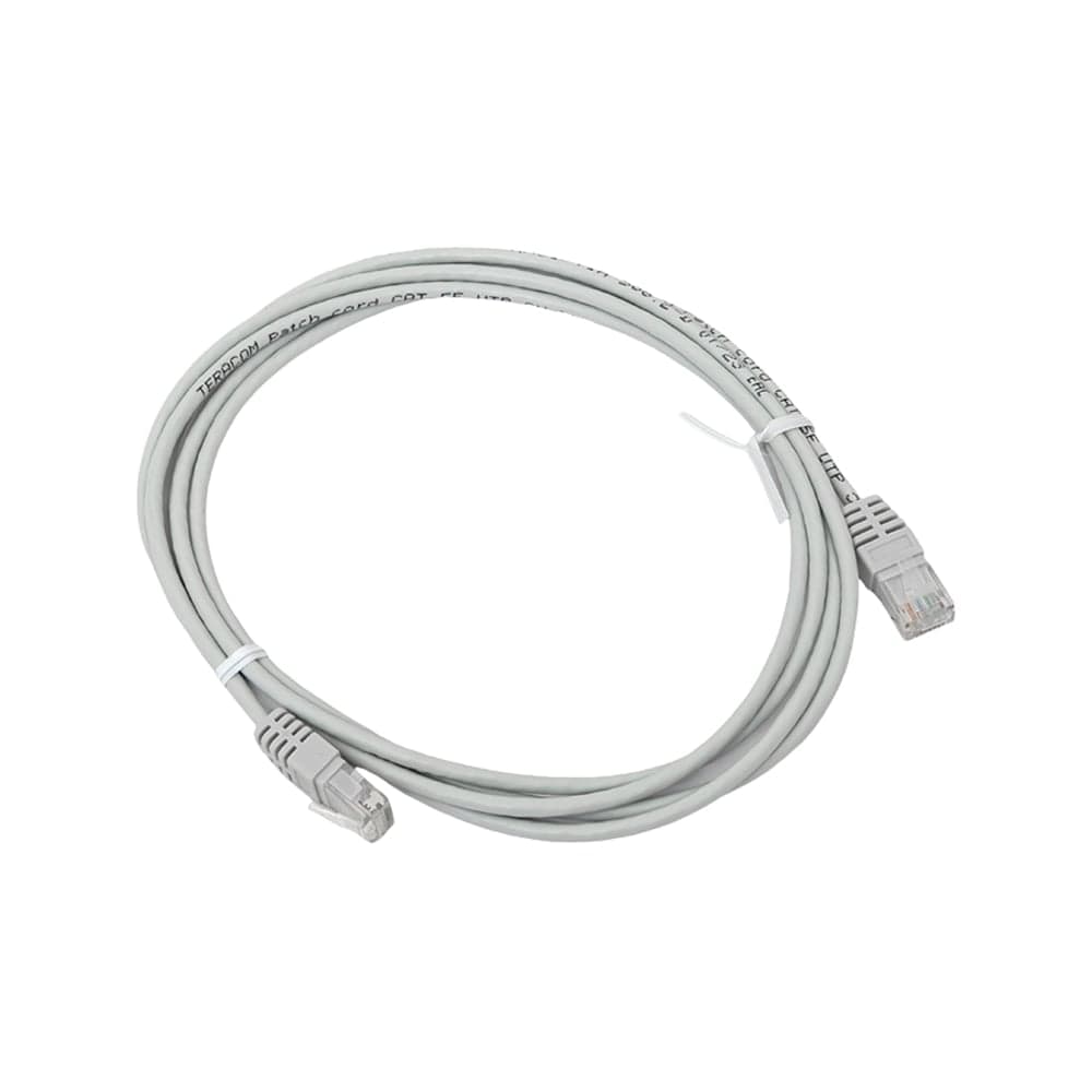 Неэкранированный патч-корд EKF teracom cat.5e (1гбит/с) utp оболочка pvc серый (2м) TRC-5EUTP-PVC-2M-GY