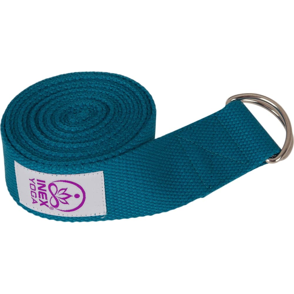 Ремень для йоги INEX Stretch Strap, 240 см, синий HG YSTRAP-651 24-BL-00
