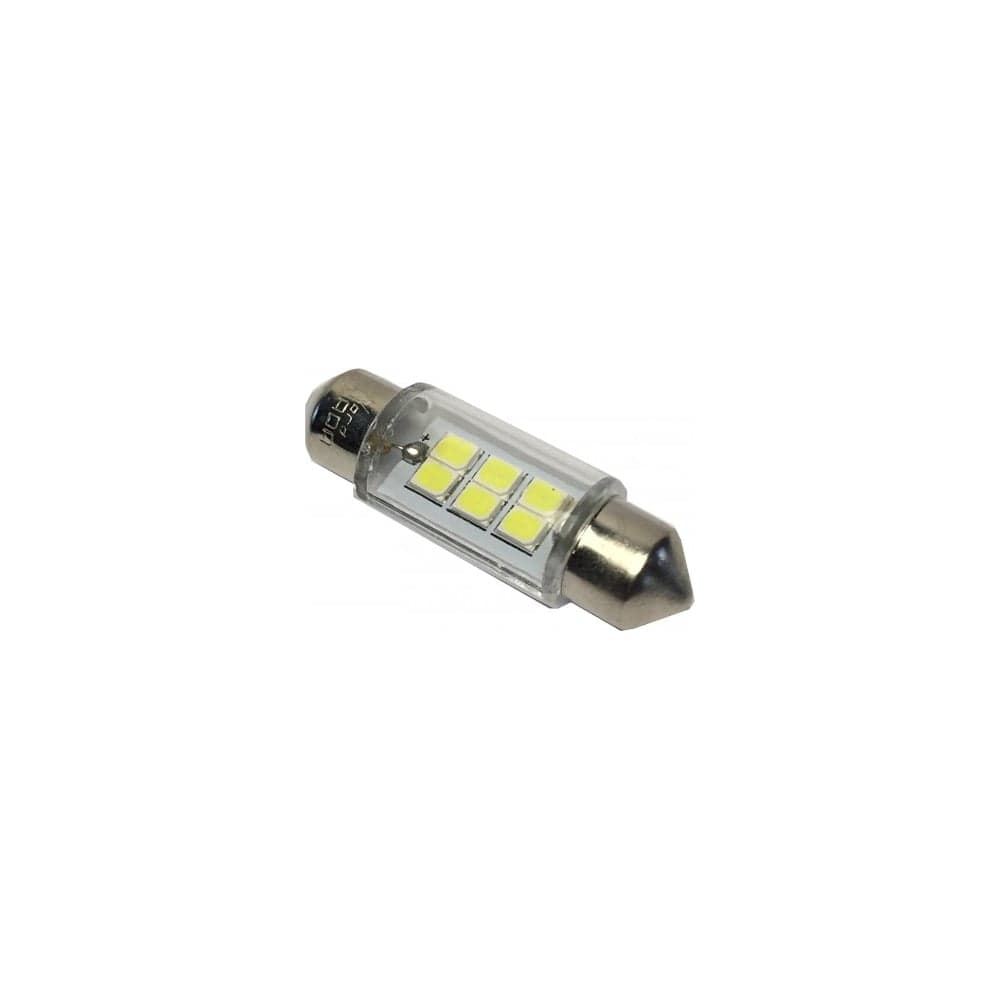 Светодиод Nord-Yada 24 В, T11x36-S8.5 (6 SMD) C5W, белый, 0.55 Вт, 36 Лм, 2 шт. в 1 уп. 900461