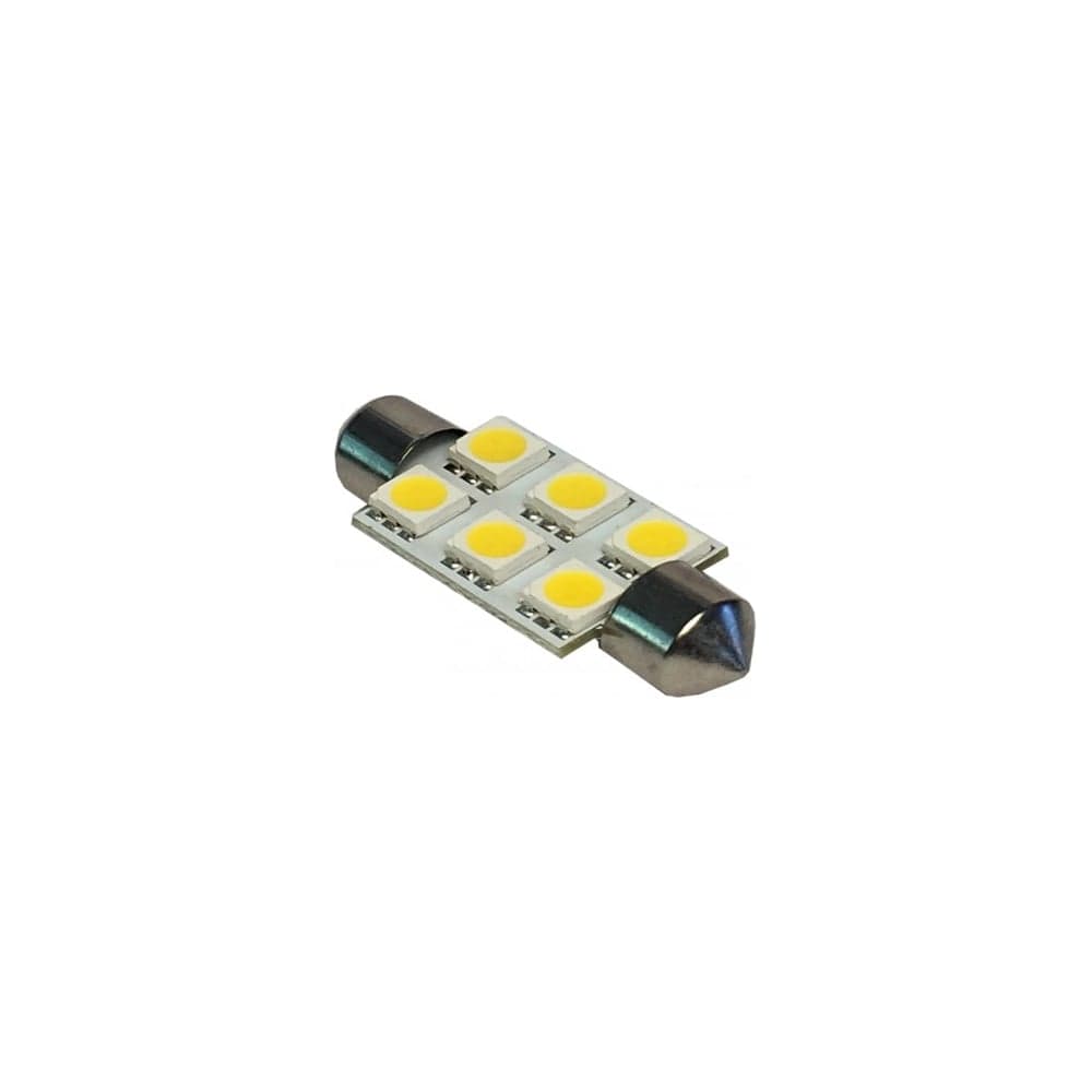 Светодиод Nord-Yada 24 В, T11x39-S8.5 (6SMD), C5W, белый, 0.55 Вт, 36 Лм, 2 шт. в 1 уп. 900462