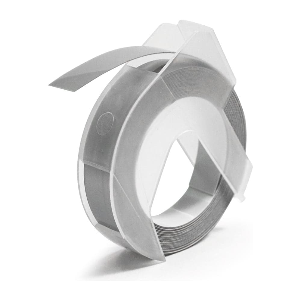 Лента Vell 5238-10 9 мм, 3 м, серебристая, для Alpha и Dymo Omega 1350549