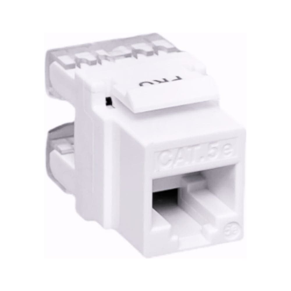 Модуль Keystone EKF teracom pro cat.5e rj-45 неэкранированный 110 idc 180 градусов белый TRP-KSTN-180D-5EUTP-WH