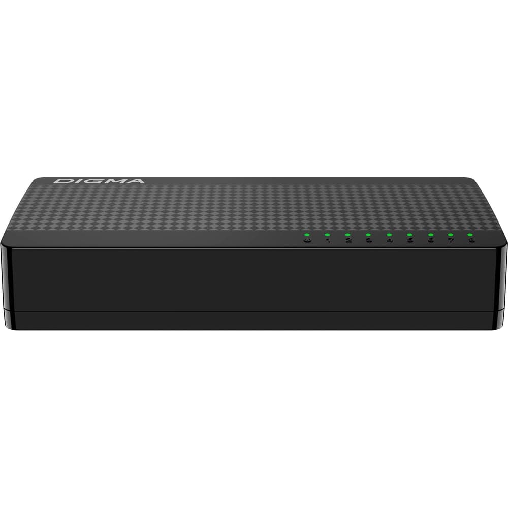 Неуправляемый коммутатор DIGMA DSW-308FE 8x100Mb 1870453