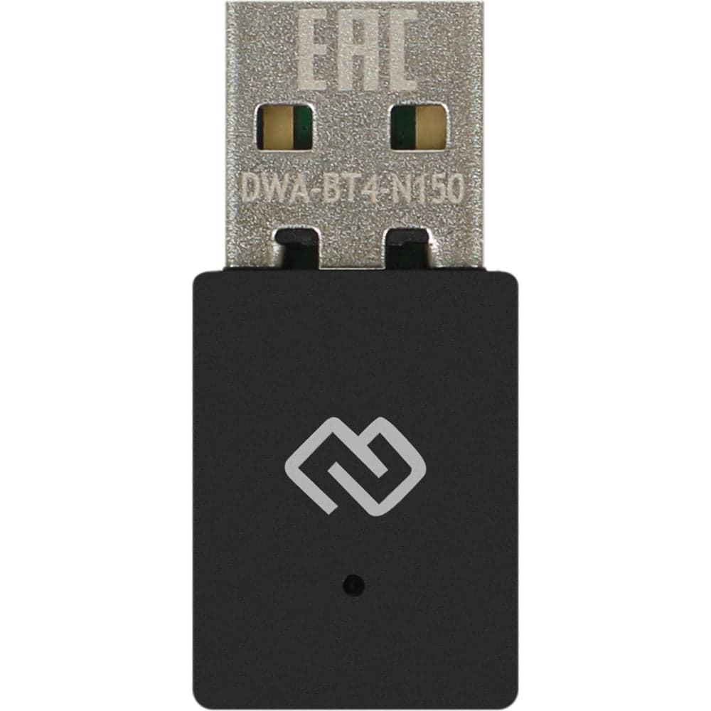 Сетевой адаптер DIGMA Wi-Fi + Bluetooth DWA-BT4-N150 N150 USB 2.0 (ант.внутр.) 1ант. (упак.:1шт) 1725704