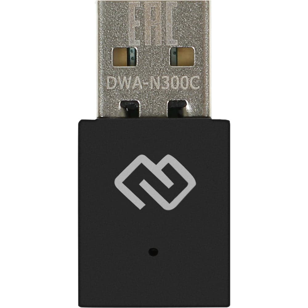 Сетевой адаптер DIGMA Wi-Fi DWA-N300C N300 USB 2.0 (ант.внутр.) 1ант. (упак.:1шт) 1725703