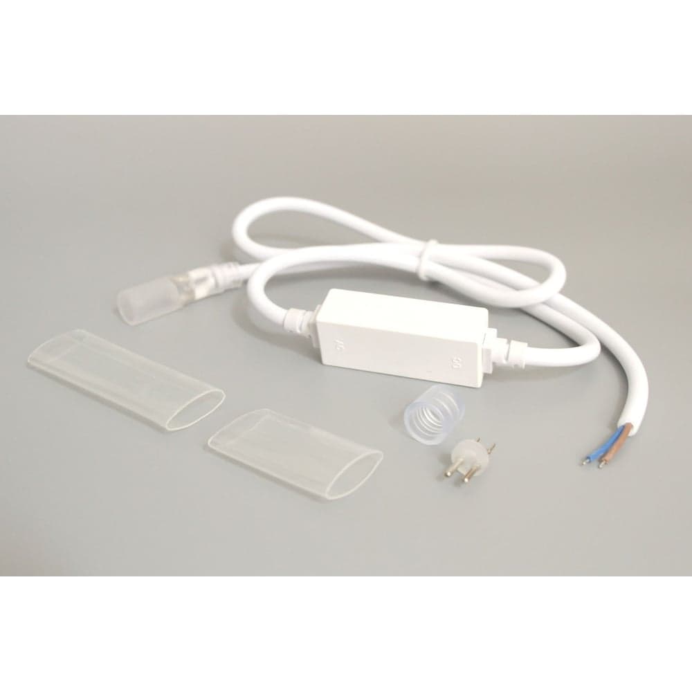 Комплект TEAMPROF для TPF-DL-2W-100-240, 1А, без вилки, белый (ПЯТЬ ЧАСТЕЙ) TPF-220AC/DC-1-1A-NP-W
