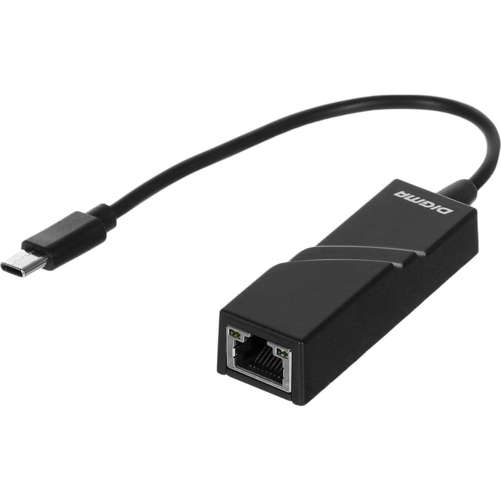 Сетевой адаптер DIGMA Fast Ethernet D-USBC-LAN100 USB Type-C (упак.:1шт) 1717083