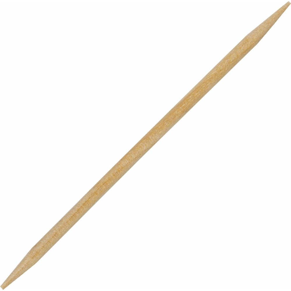 Зубочистки бамбуковые БЕЛЫЙ АИСТ, 200 штук в диспенсере WELDAY, 12 упаковок по 200 шт., 607567