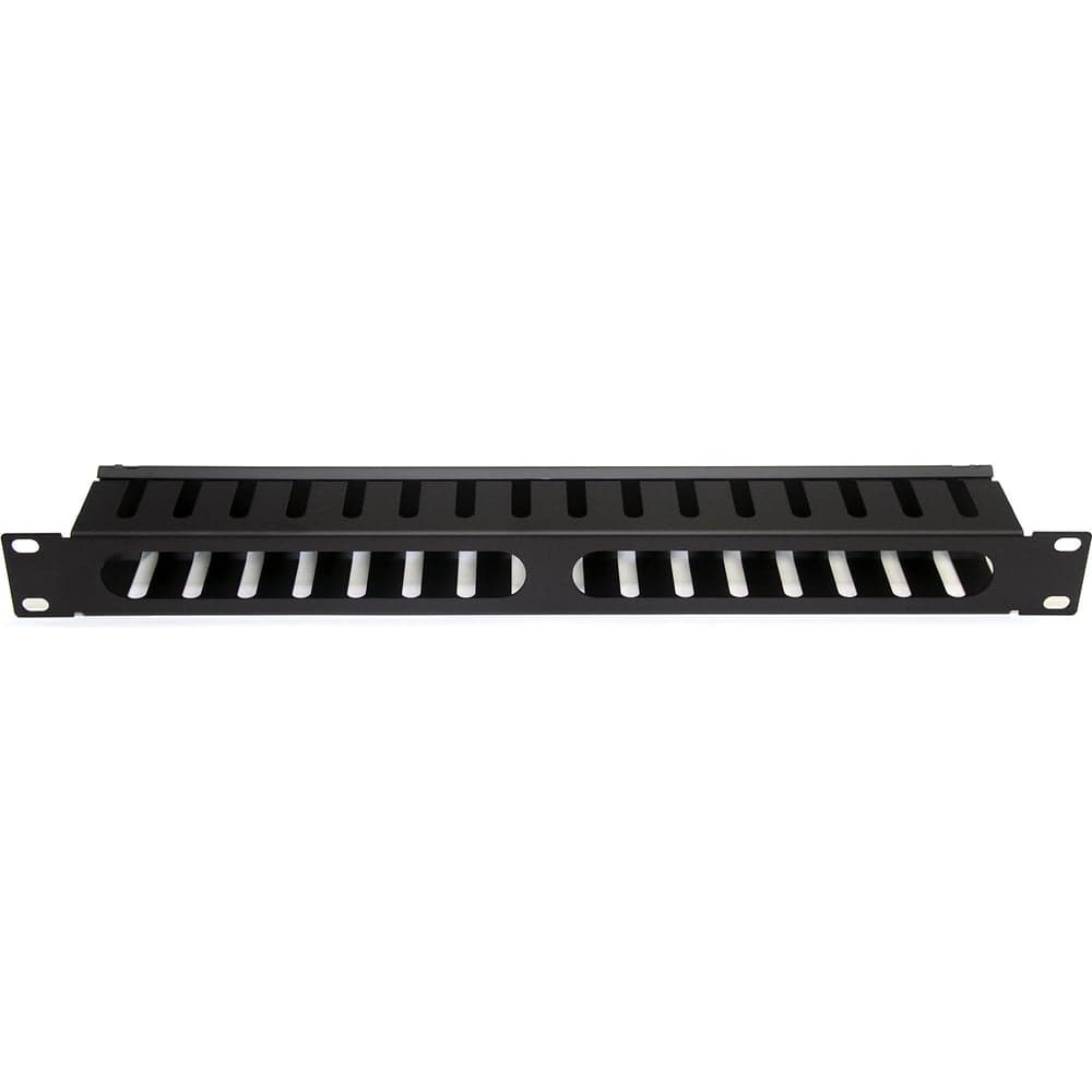 Панель-органайзер кабеля 5Bites гребенка / крышка / 1u / 19" / black CM-101B