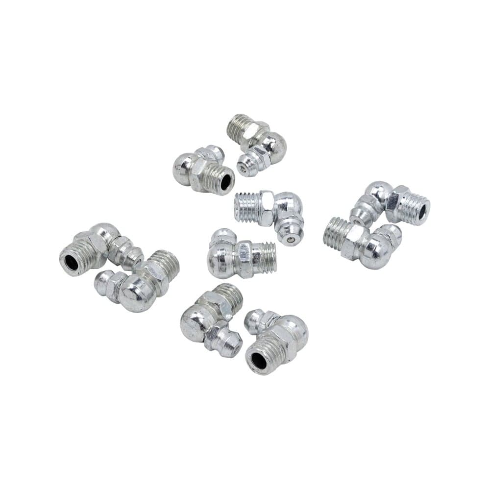 Пресс-масленка Rockforce 10мм угловая (90град.), комплект 10 шт RF-GN-01-90-10MM(57101)