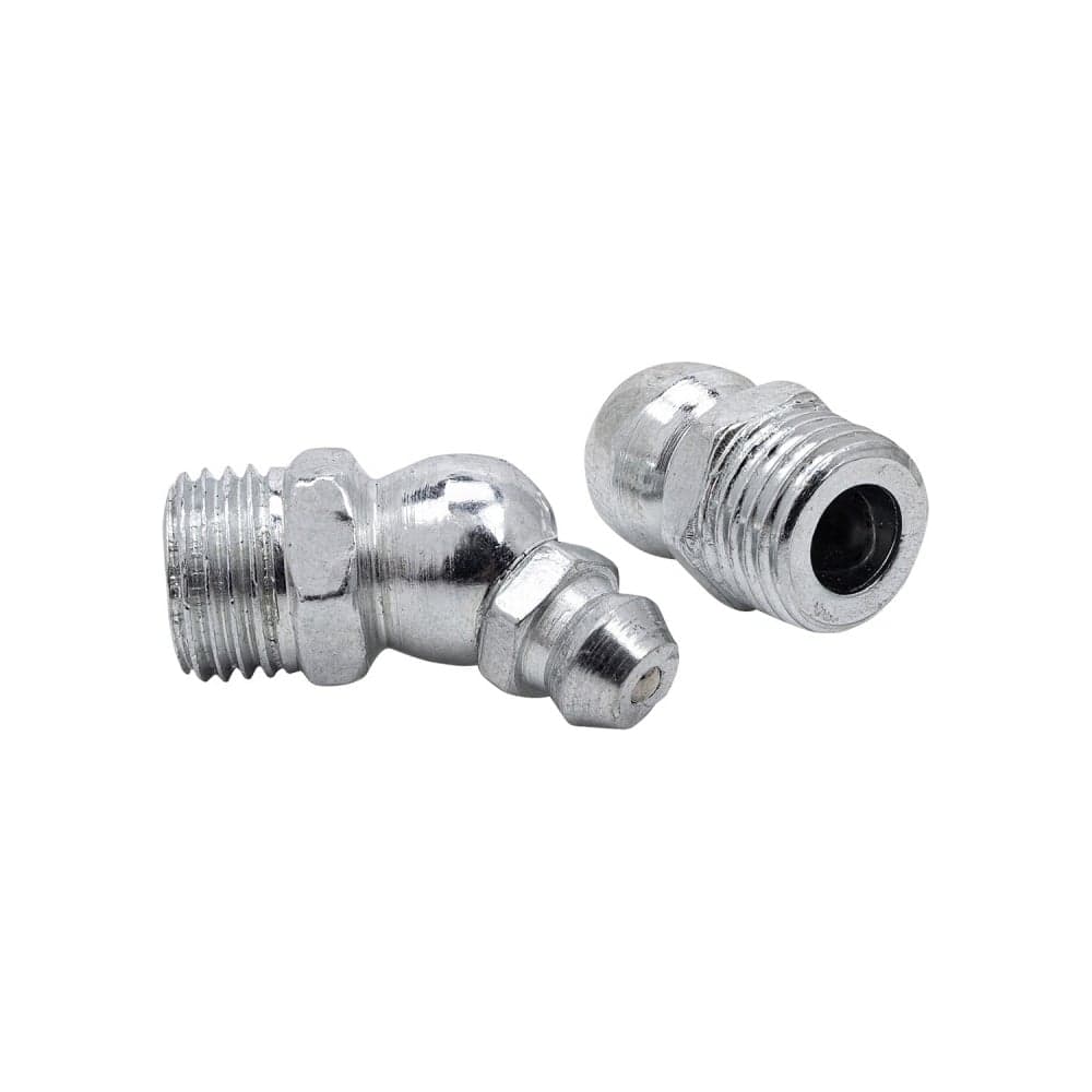 Пресс-масленка Rockforce 8мм угловая (45град.), комплект 10 шт RF-GN-01-45-8MM(57099)