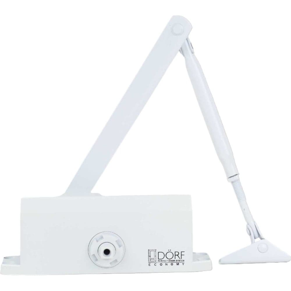 Дверной доводчик DORF economy l-8223 80 кг, белый, 1 к - 1 шт. eco L8223_white_eco