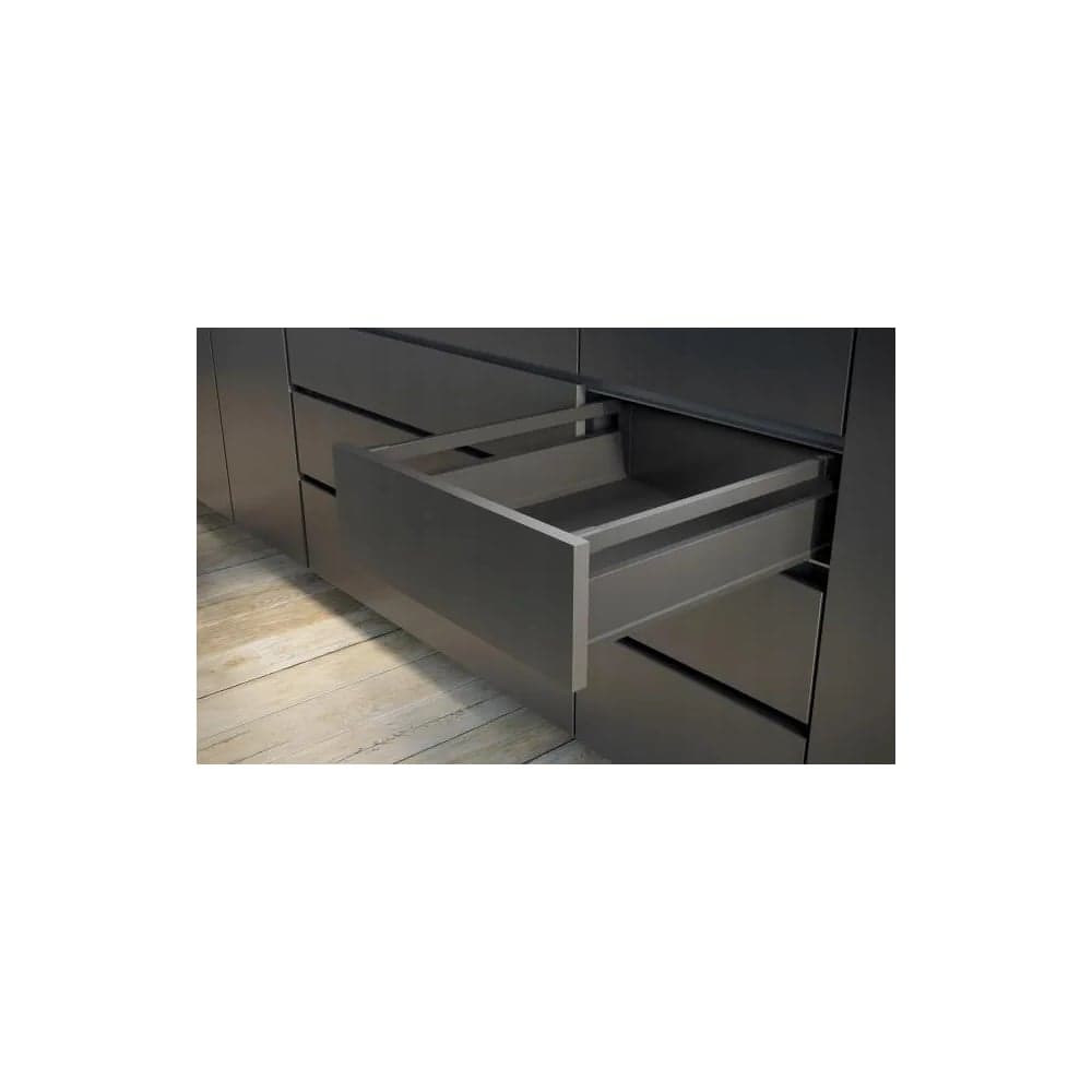 Выдвижной ящик GTV Модерн Бокс PRO L-550, средний H-135 мм, антрацит PB-MBPRO-KPL550B