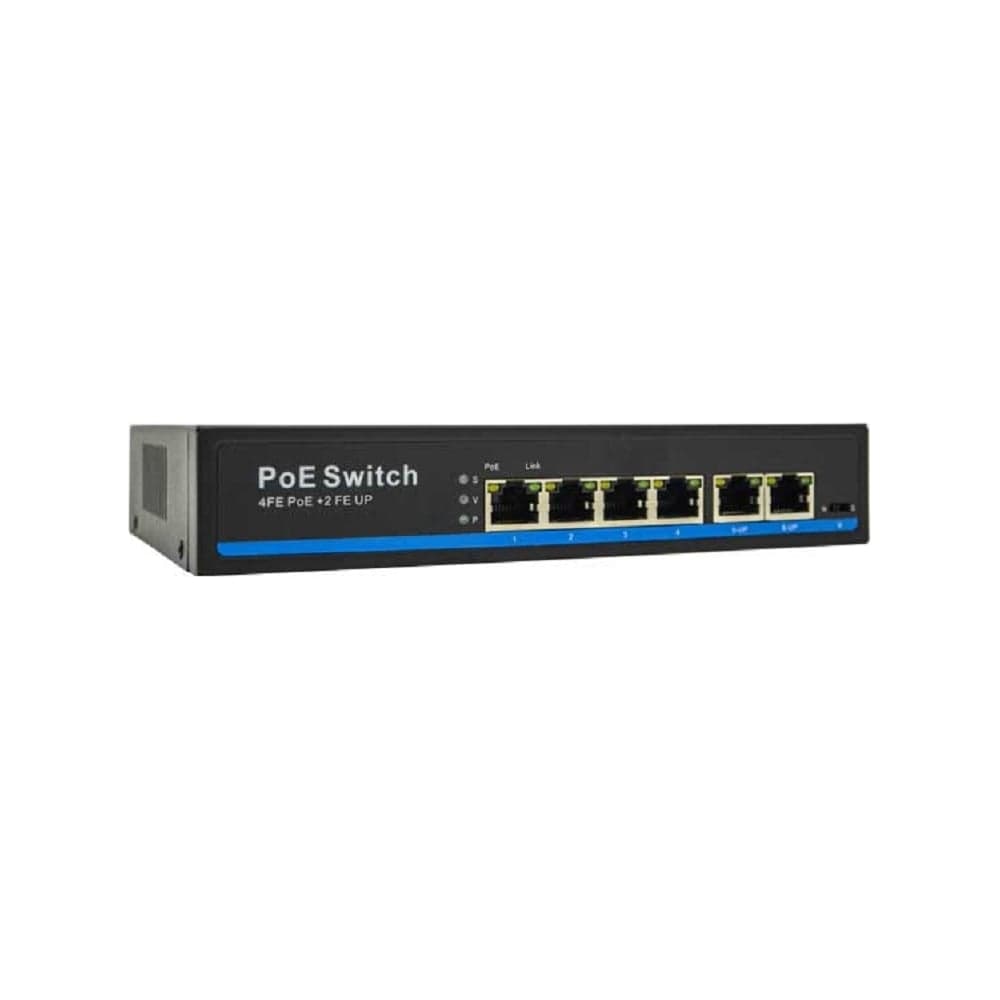 Коммутатор Giraffe 4PoE 2UpLink 10/100Мб GF-AC0420PoE gf0466 gf0466