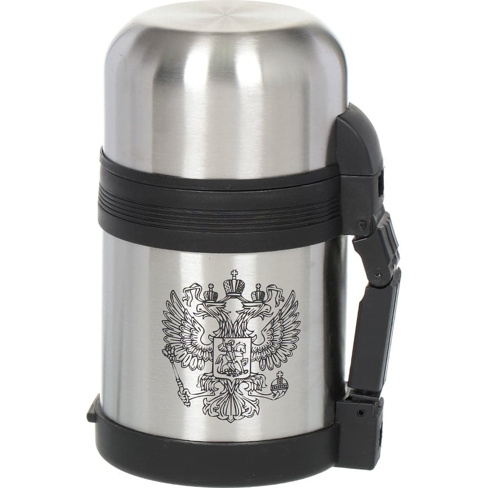 Термос DANIKS нерж, 0.6 л, универс.горл, колба нерж, серебр, sl-60gx 316132