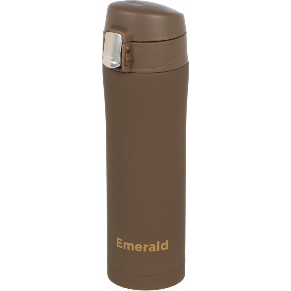 Термос DANIKS нерж, 0.45 л, emerald, колба нерж, корич, sl-047-7532c-soft 449153