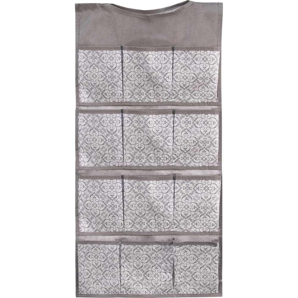 Подвесной органайзер Palladium Butler 005.24 12 секций, серый, с узором 115908