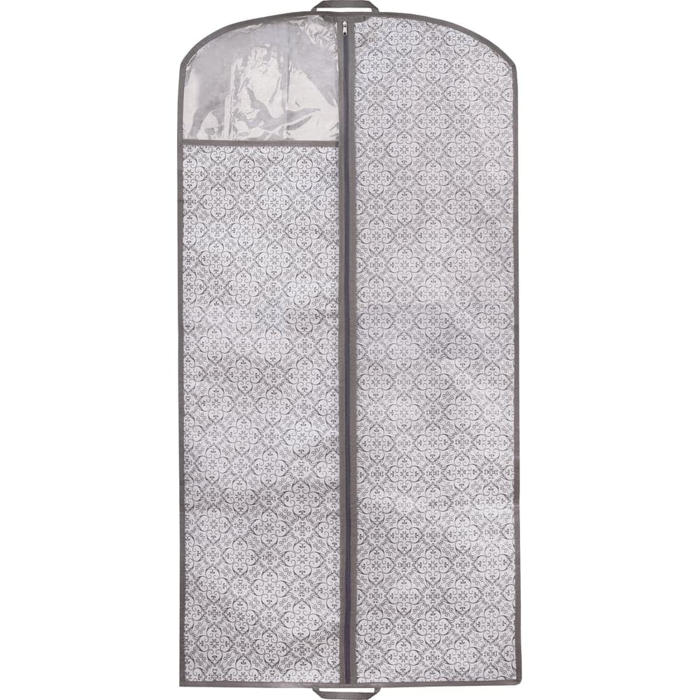 Чехол для костюмов и платьев Palladium Butler 005.03 серый, с узором 115852