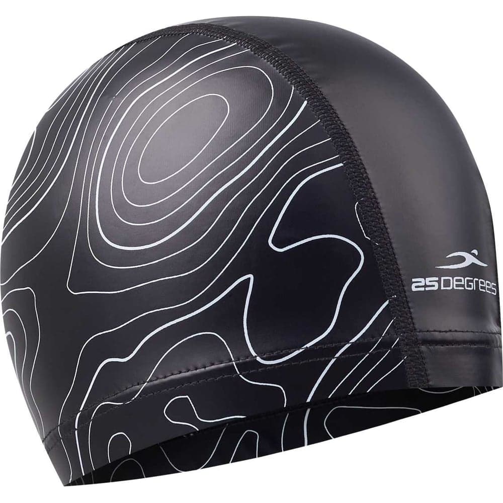 Шапочка для плавания 25DEGREES Effect Black 25D22010A, комбинированная ЦБ-00001665