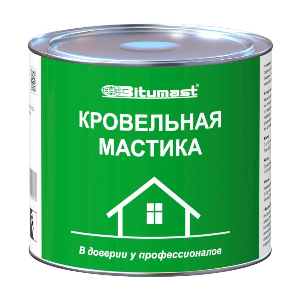 Кровельная мастика, 2 л Bitumast 4607952900042