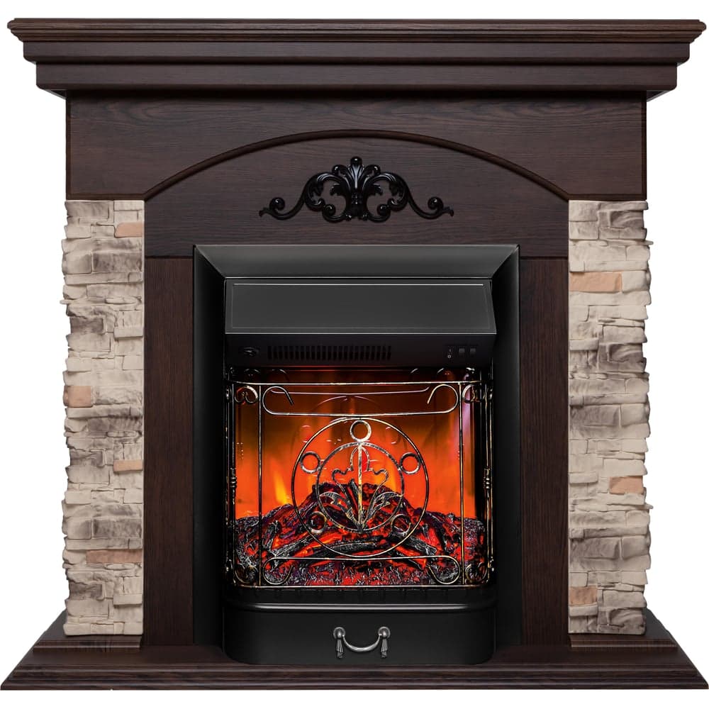 Каминокомплект rockwood std nt-f316 + majestic lux bl RealFlame 9911934