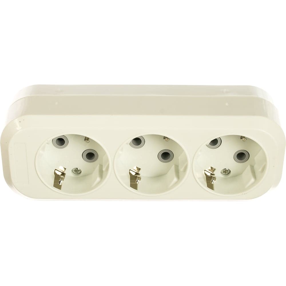 Колодка IN HOME УЗ-3-GRAND 3-х местная с з/к 5130 4690612000480