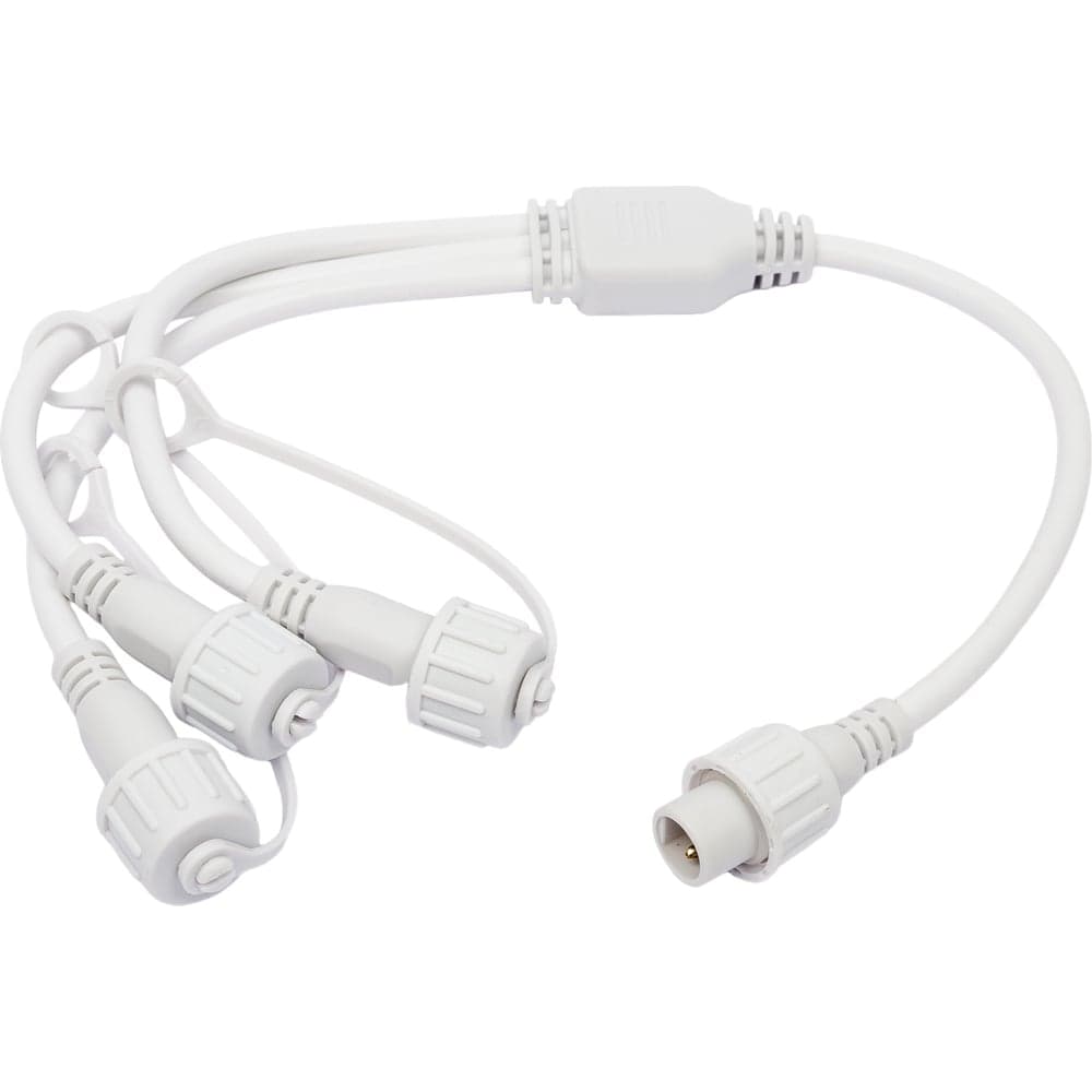 Разветвитель TEAMPROF 2 pin, 1-3, белый TPF-SC2/1-3-W