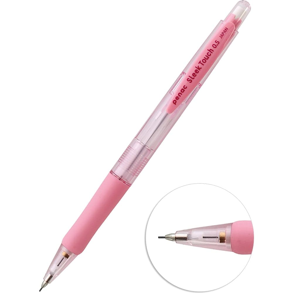 Механический карандаш Penac sleek touch pastel, 0.5 мм, hb, пастельный розовый, блистер SA0907-28/B