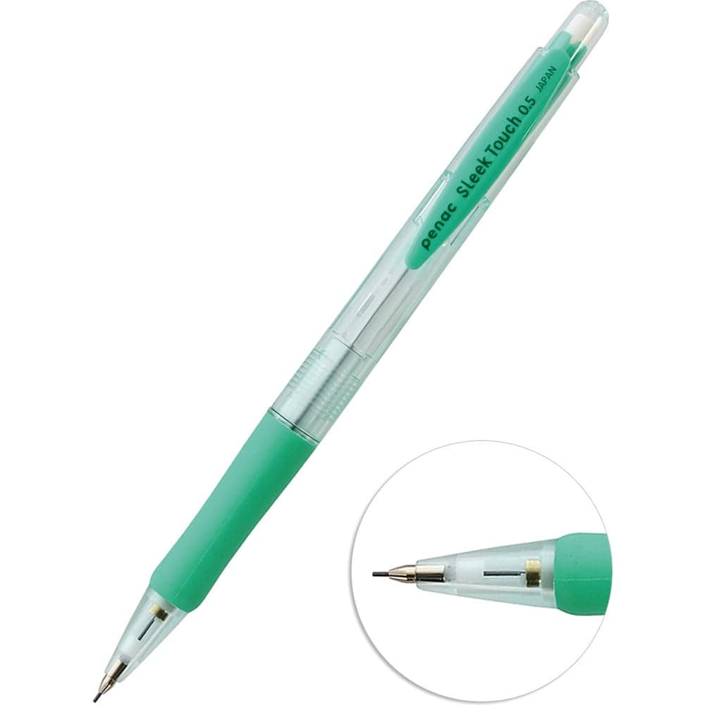 Механический карандаш Penac sleek touch pastel, 0.5 мм, hb, пастельный зеленый, блистер SA0907-29/B