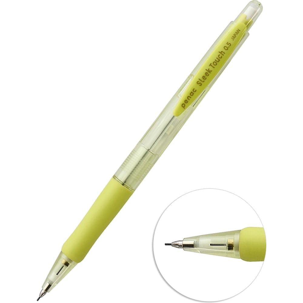 Механический карандаш Penac sleek touch pastel, 0.5 мм, hb, пастельный салатовый, блистер SA0907-31/B