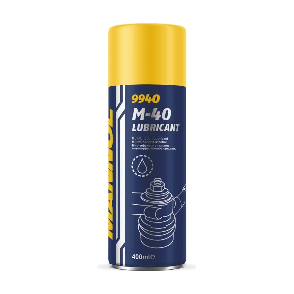Антикоррозийное очищающее средство MANNOL M-40 LUBRICANT 400 мл, аэрозоль 9940