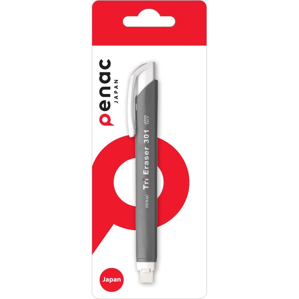 Ластик Penac tri eraser серый, в блистере ET0401-07/B