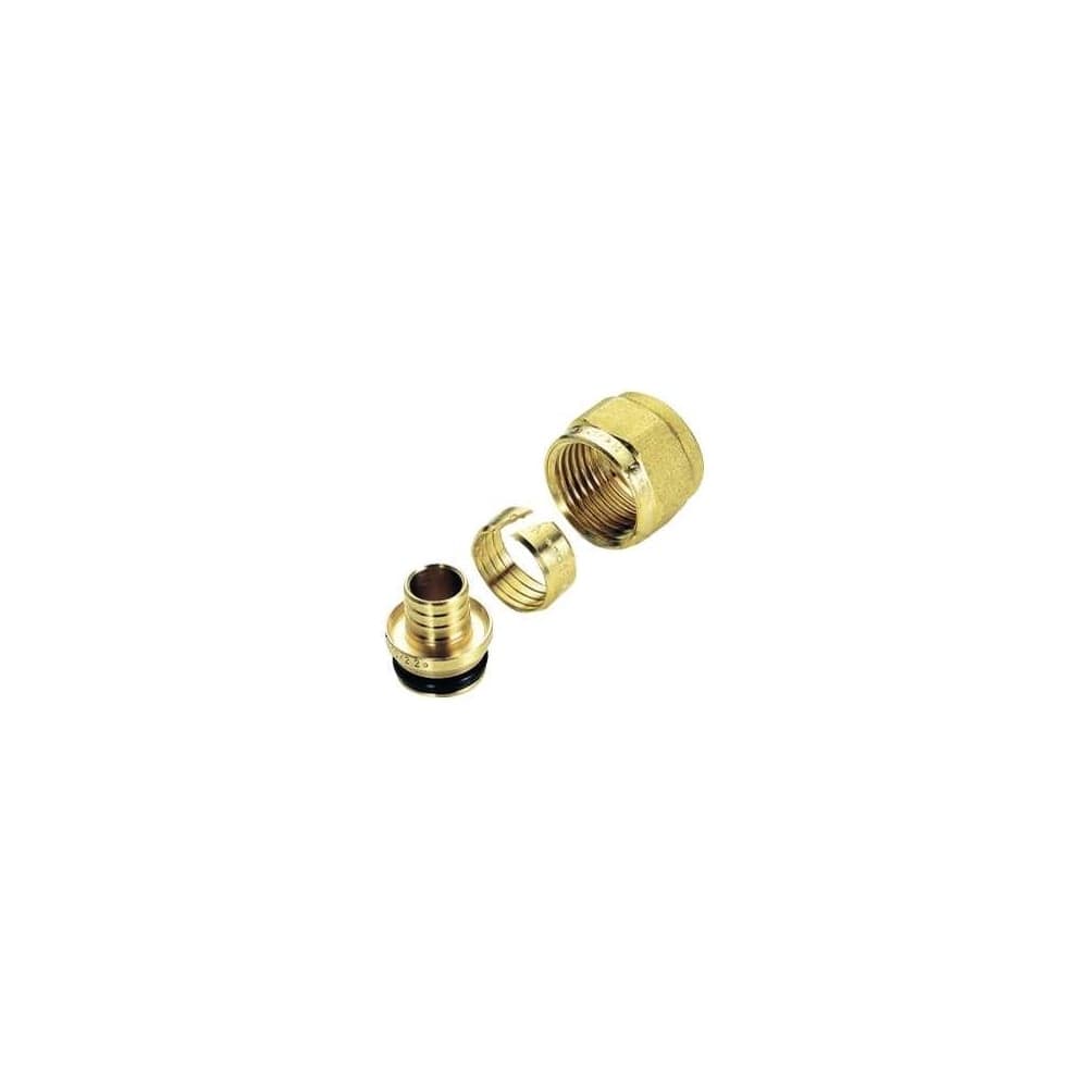 Коллекторный переход Tiemme для PEX трубы 16(2)х1/2"(16) латунь 1440009