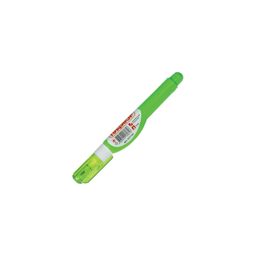 Ручка-корректор 4 мл Пифагор, металлический наконечник, 12 шт., 227144