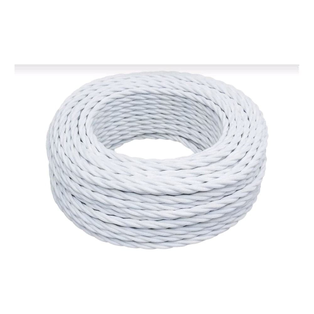 Провод Bironi 3х0,75, белый, матовый, 10м B1-432-71-10