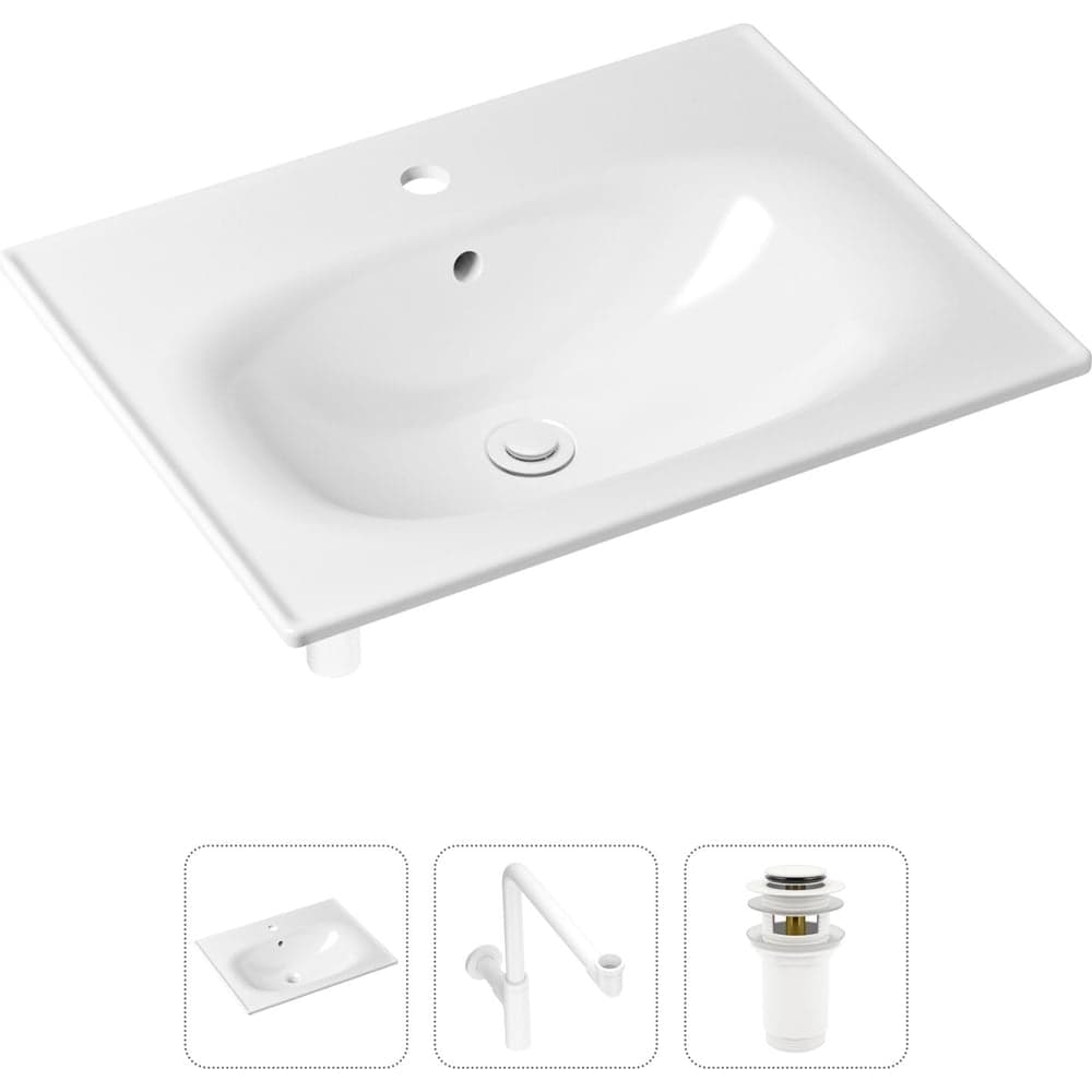 Врезная раковина для ванной Lavinia Boho Bathroom Sink в комплекте 3 в 1 21520485