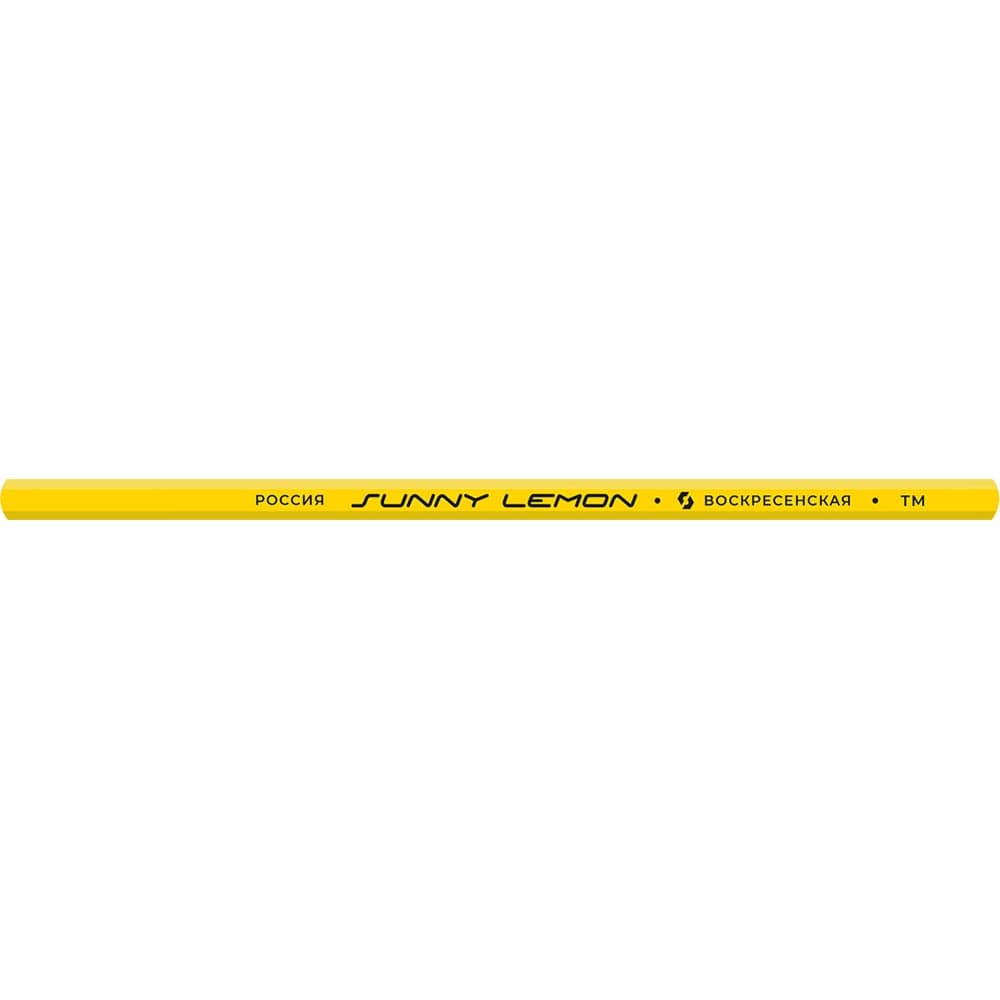 Графитные незаточенные карандаши Воскресенская карандашная фабрика Sunny lemon 84 шт, ТМ (HB) 0-965 517474