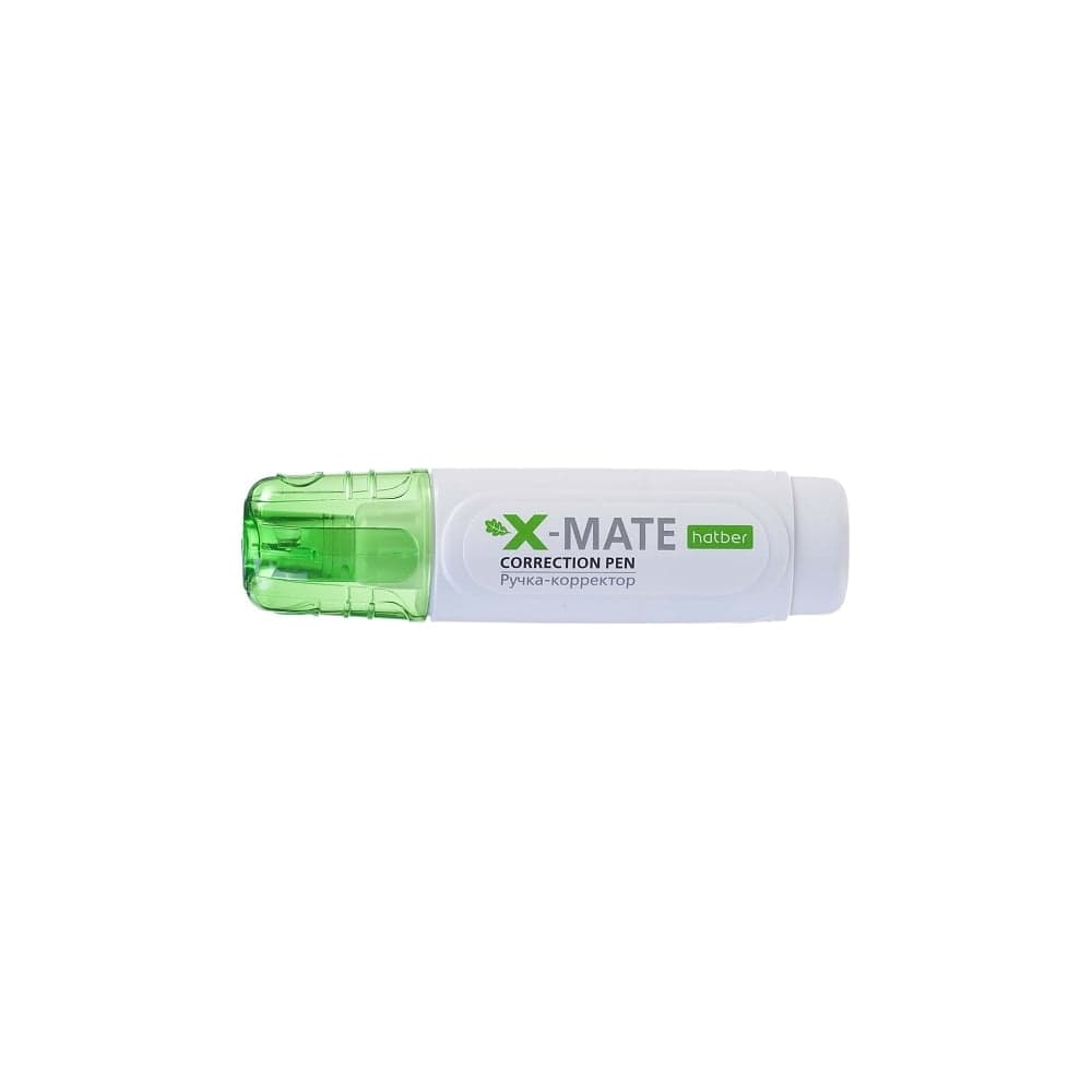 Ручка-корректор Hatber X-Mate 10 мл, с металлическим наконечником, с колпачком и клипом, 24 шт. 071175