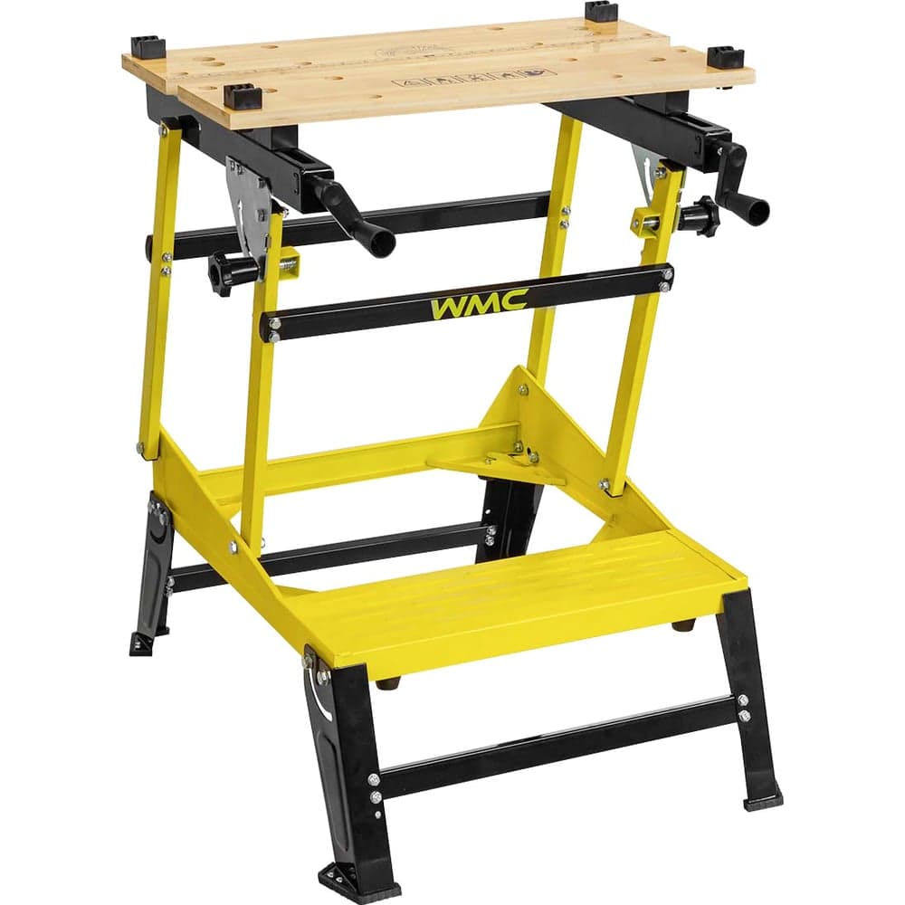 Столярный металлический верстак WMC TOOLS с разводной столешницей WMC-TG6101046(51776)