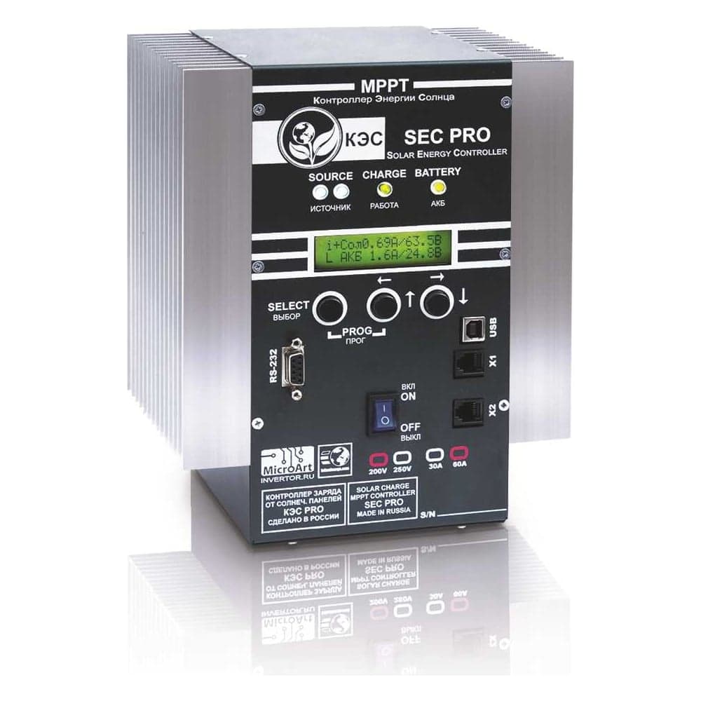 Контроллер кэс МИКРОАРТ pro mppt 200/60 KES·PRO·MPPT·200/60