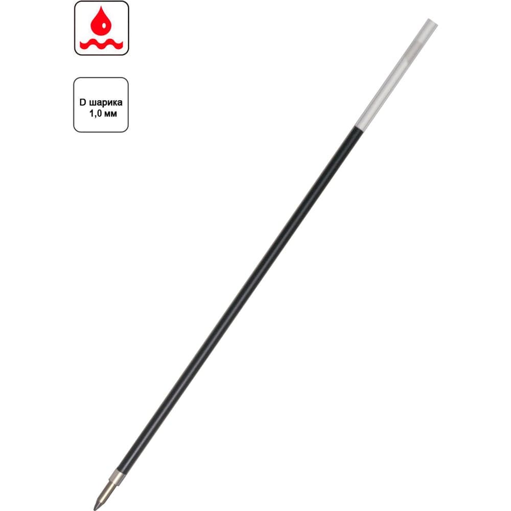 Стержень для шариковой ручки Penac soft glider, soft glider, stick ball, ch-6, красный 12 шт в упак BR14010-02