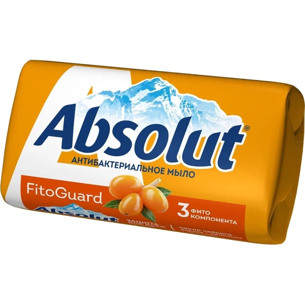 Твердое мыло Absolut FitoGuard облепиха, 90 г 6253