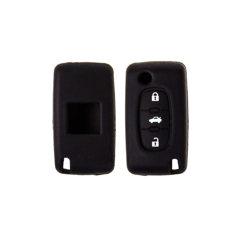 Автомобильный силиконовый чехол на ключ SKYWAY PEUGEOT 307/408 /407/607 3 кнопки S05701072