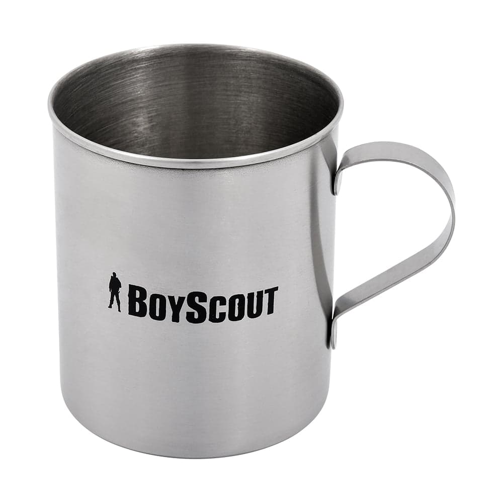Туристическая кружка BOYSCOUT 400 мл, нержавеющая сталь 61156