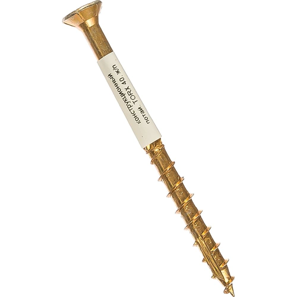 Конструкционный шуруп для дерева ЕВРОПАРТНЕР потай TORX 40, ж/п 8x100 1шт. 0 1421 0