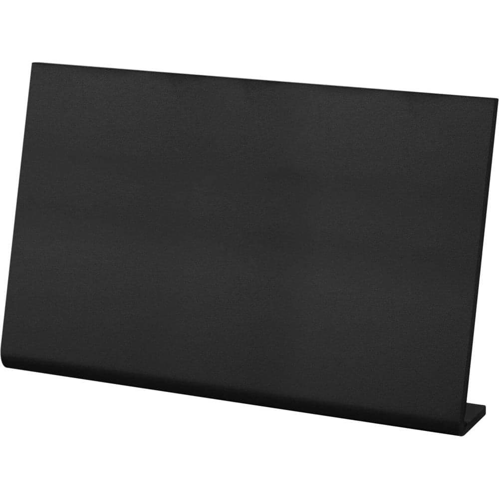 Настольная меловая табличка BRAUBERG А4 (21x29,7 см), L-образная, горизонтальная, ПВХ, черная 291291