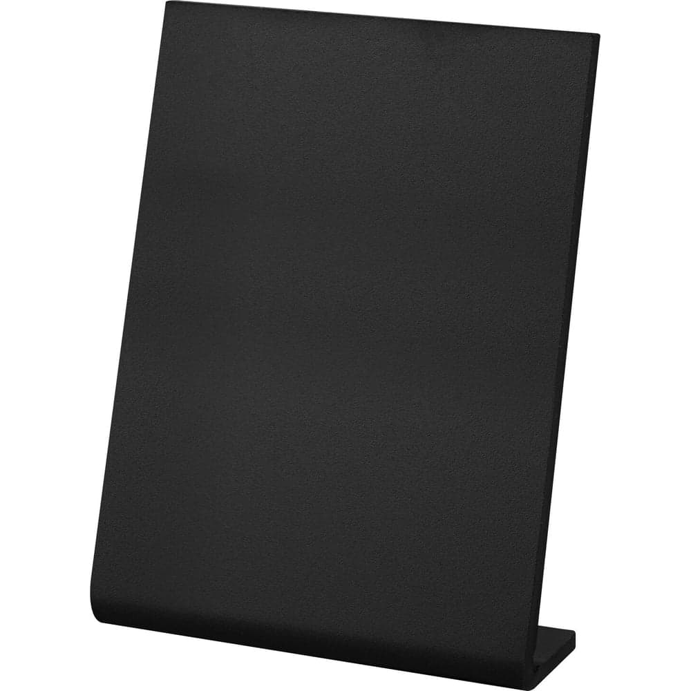 Настольная меловая табличка BRAUBERG А4 (21x29,7 см), L-образная, вертикальная, ПВХ, черная 291292
