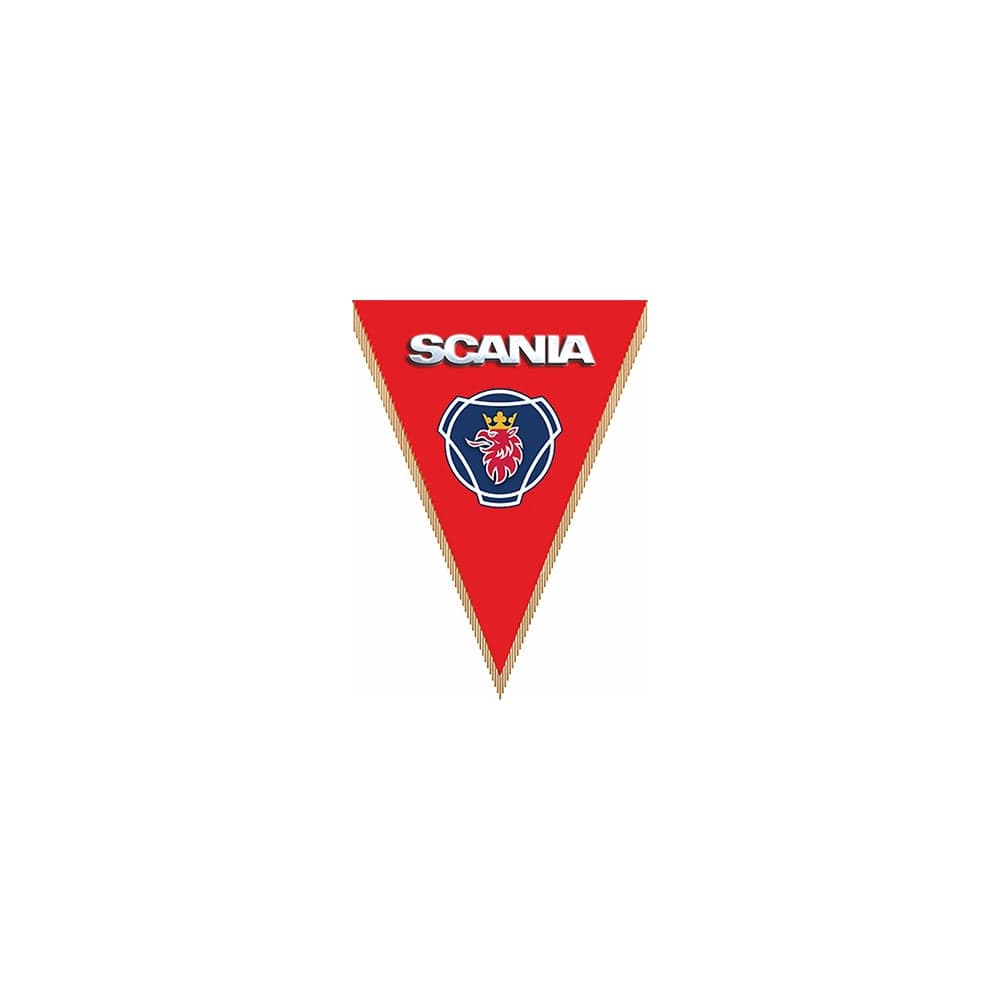 Треугольный вымпел SCANIA фон красный SKYWAY S05101081