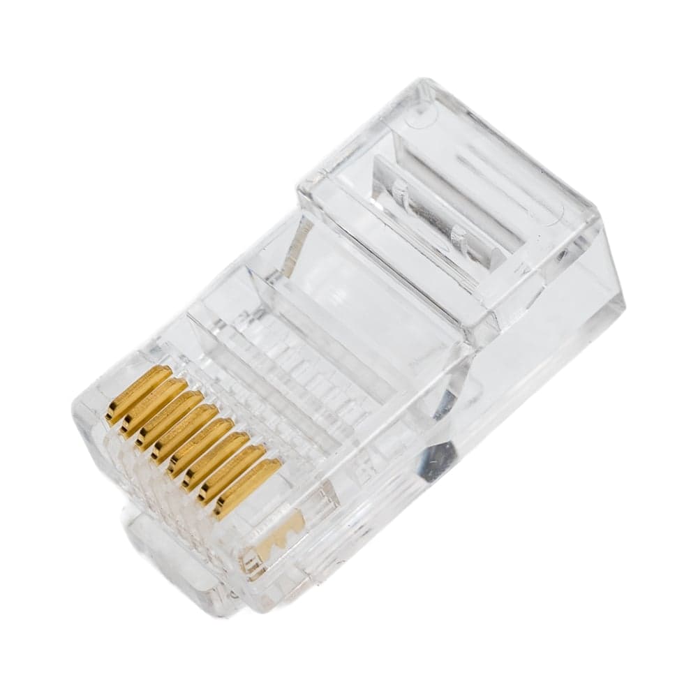 Сквозной (проходной) коннектор rj-45 (8p8c) Ripo cat.5e, универсальные ножи (упк.20шт.) 003-400034/20